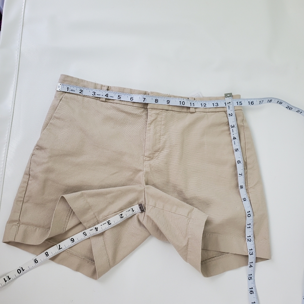 Banana Republic Cotton Khaki Shorts Slight Stretch - Picture 4 of 7